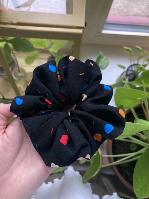 Chouchou viscose noir