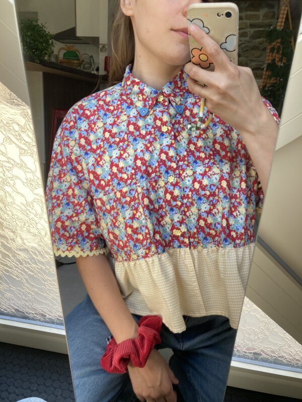 Chemise NafNaf upcyclée