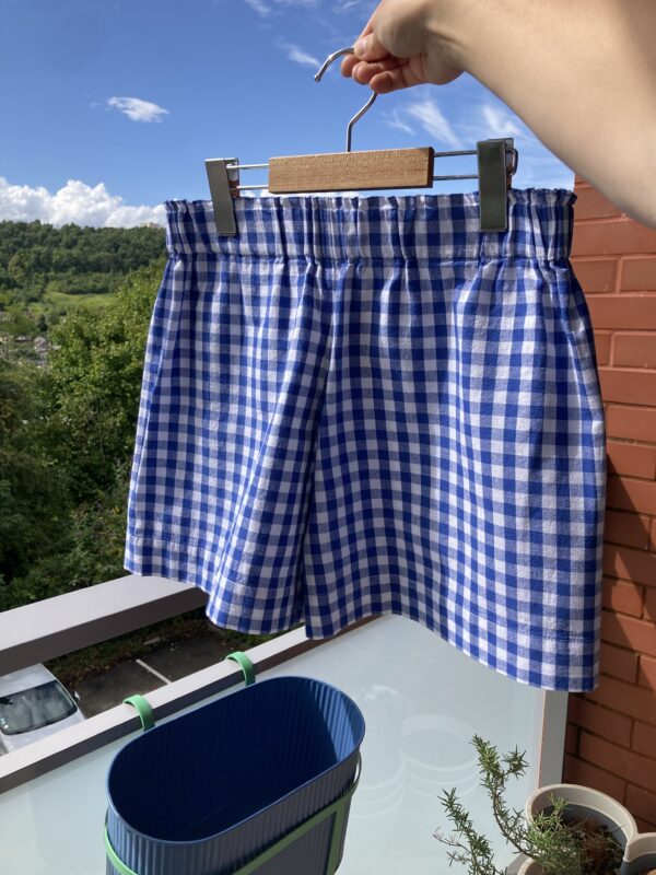 Short vichy bleu – Image 5