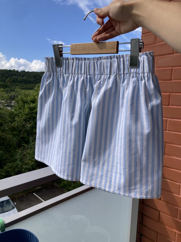 Short rayé bleu – Image 5