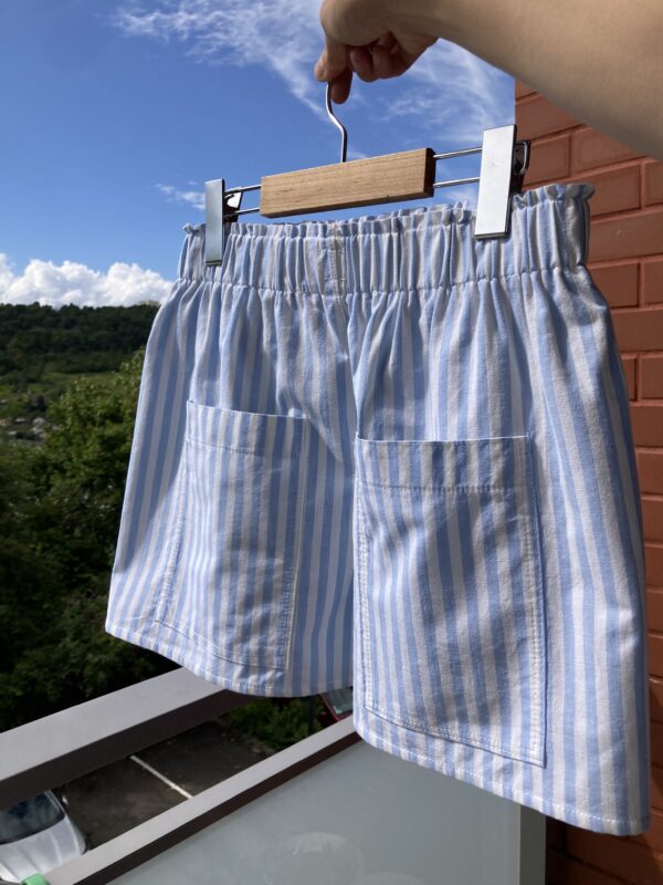 Short rayé bleu – Image 4