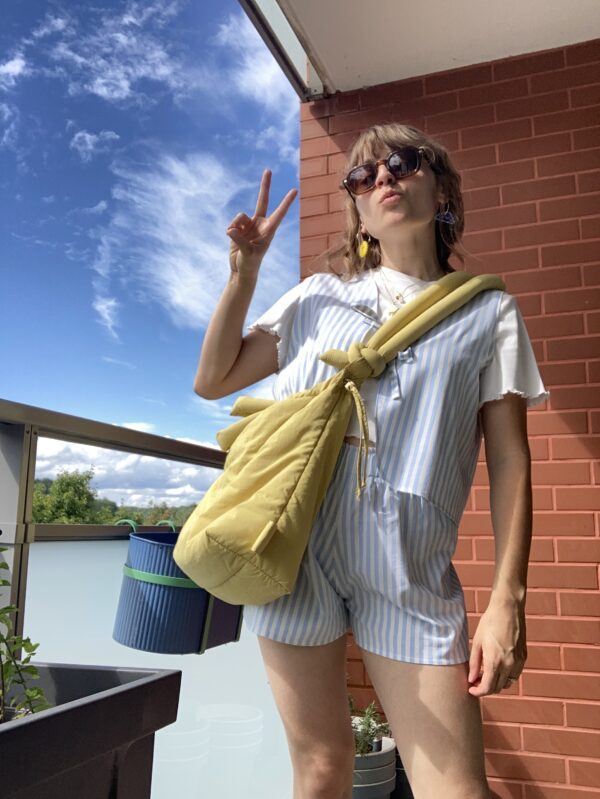 Haut sans manches rayé bleu – Image 7