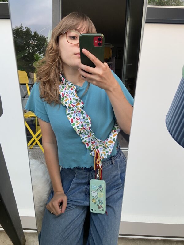 Bandoulière Bonnie froufrous