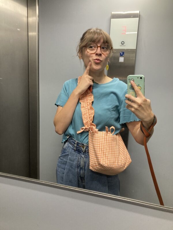 Sac Bonnie rembourré & Anse froufrou réglable