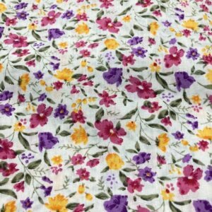 Fleuri mauves roses oranges
