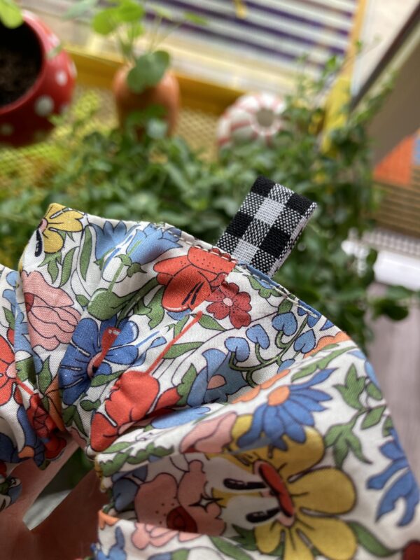 Chouchou fleuri vintage