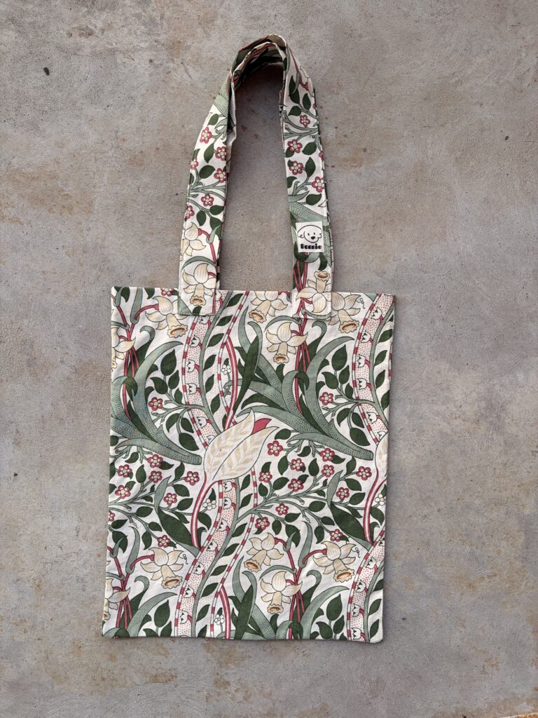 Tote Bag Upcyclé tissu London Liberty Made in France