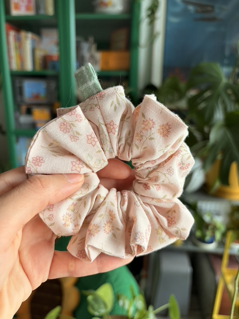 Chouchou vintage fleuri