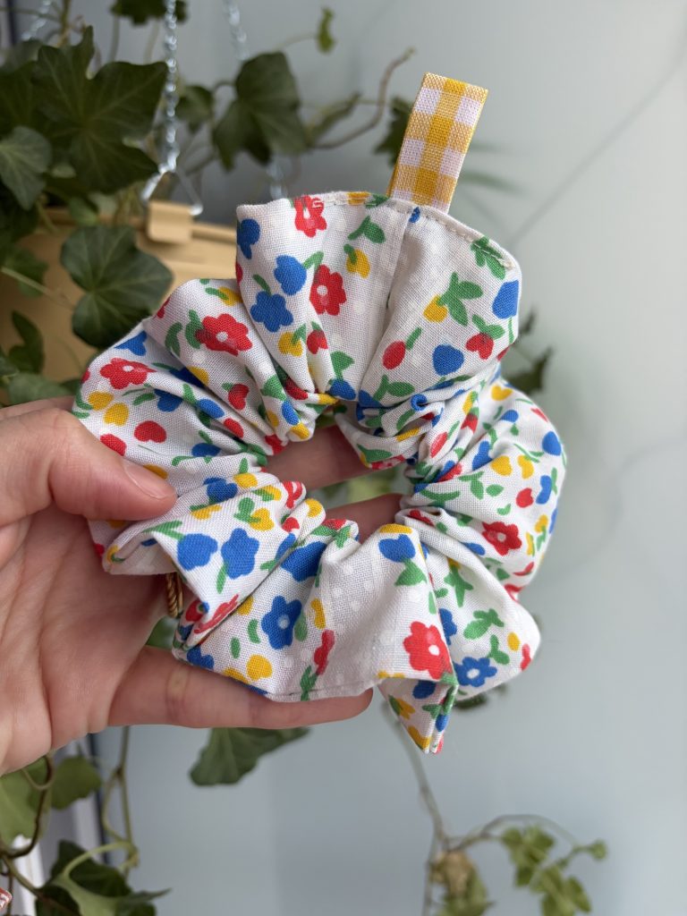 Chouchou vintage campagne fleurie